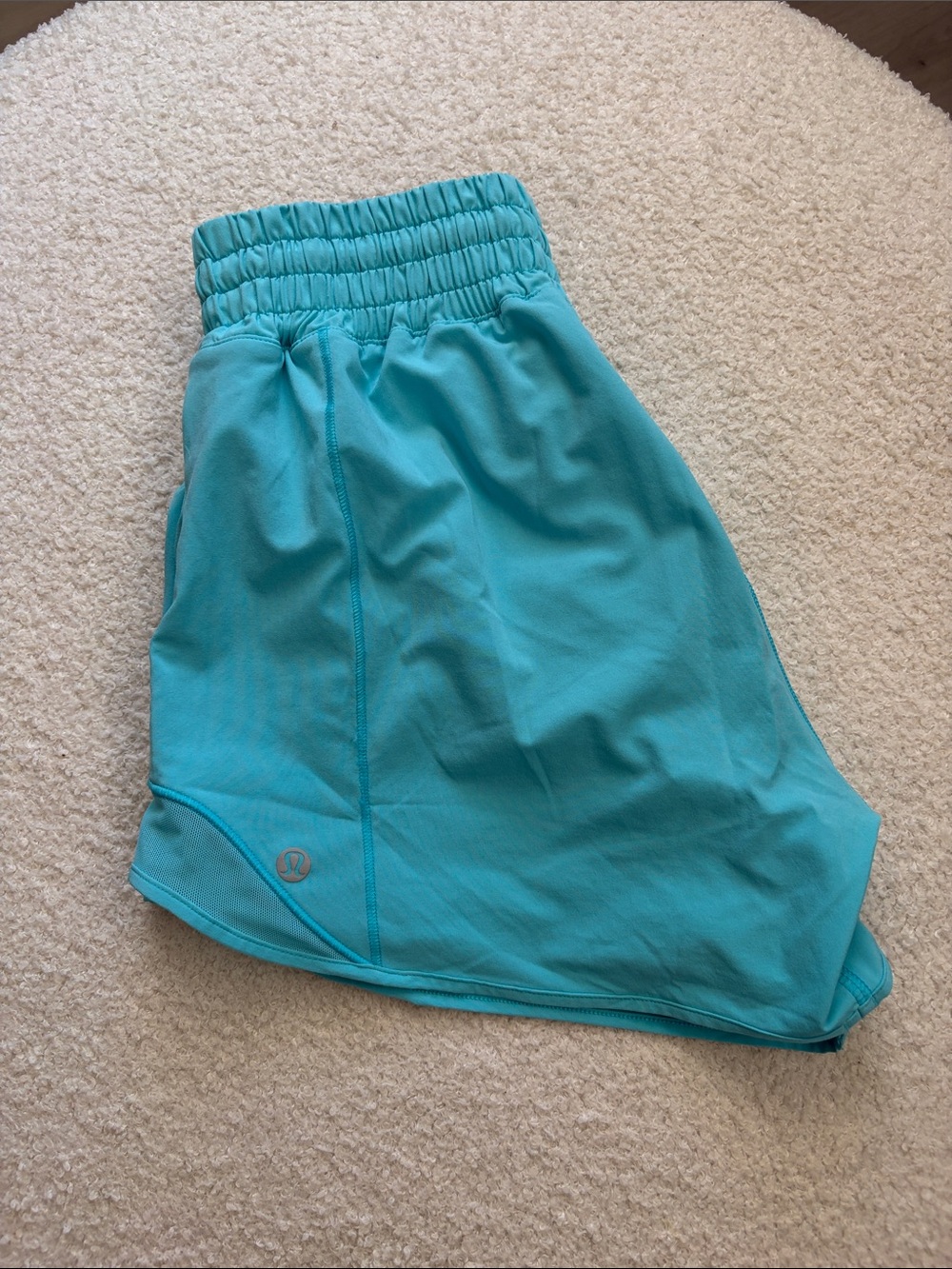 Lululemon Women's Turquoise Hotty Hot Shorts